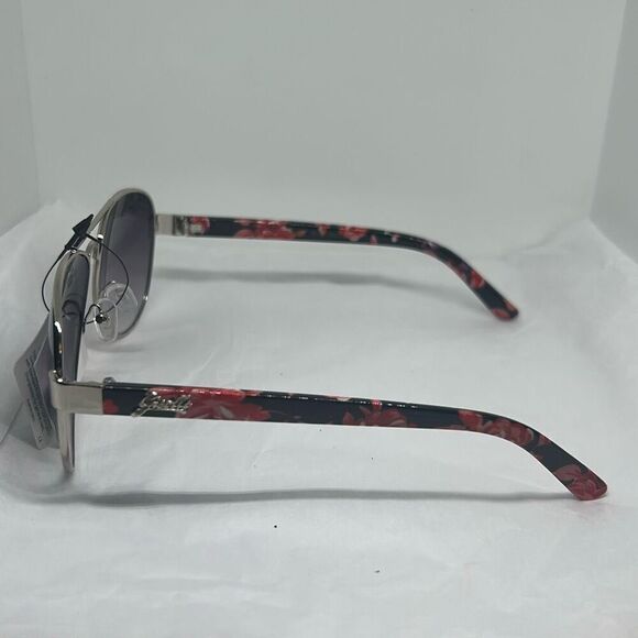 Giselle Contemporary Collection Aviator Sunglasses – UV400 Protection, Floral Ar - Picture 2 of 3